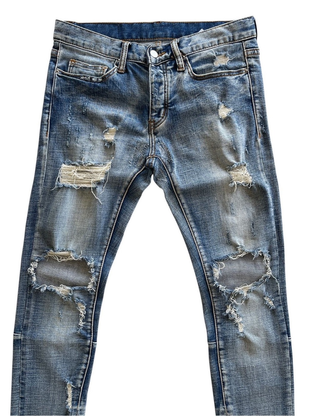 MNML Distressed Stretch Skinny Denim
